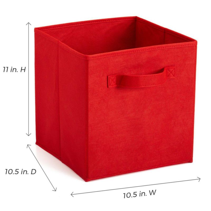 Cajón de tela ClosetMaid 26 cm rojo con asa