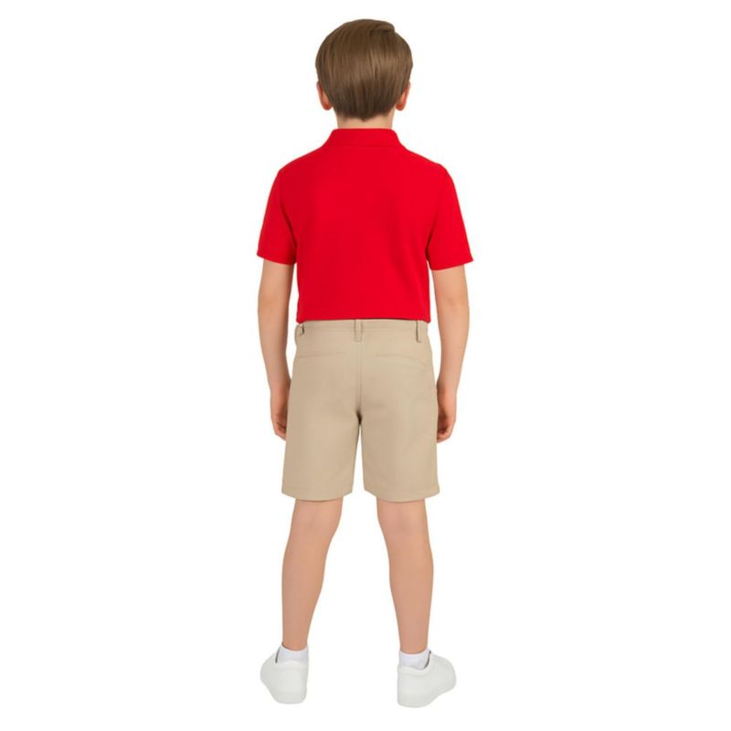 Playera Polo French Toast XS Rojo de Mezcla de Algodón