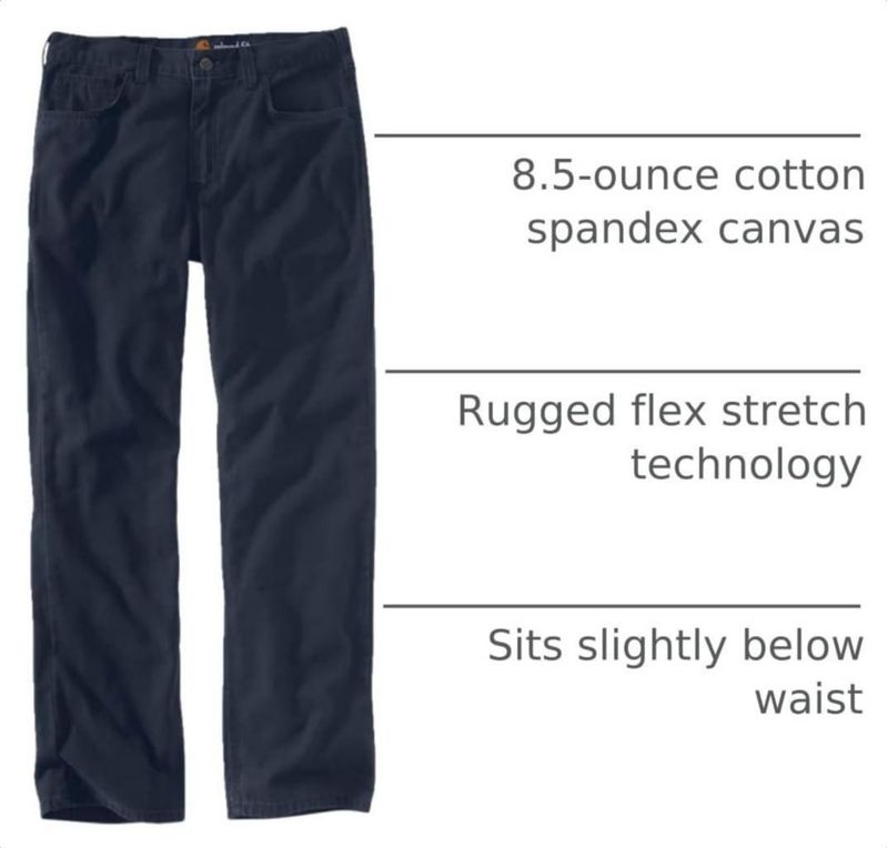 PANTALÓN Carhartt Rigby W36 x L86cm Azul Marino