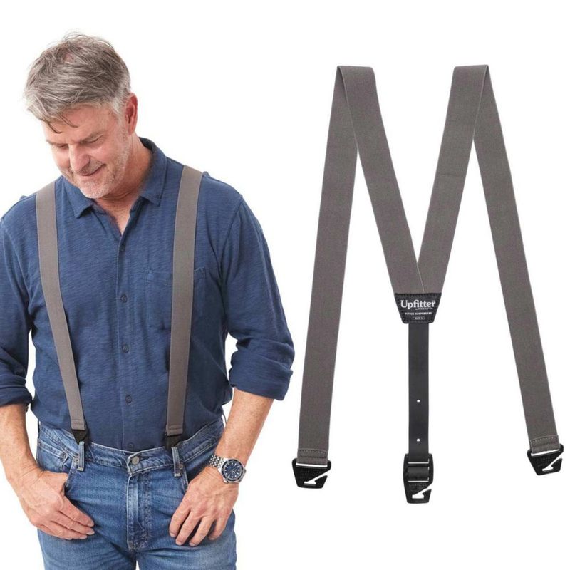 Tirantes HIKERS 130 cm Gris 2X 3‑Puntos para Presilla de Cinturón