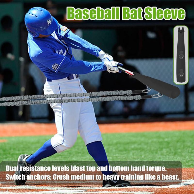 Entrenador de Béisbol Davllin – Set de Bandas de Resistencia de 120 cm