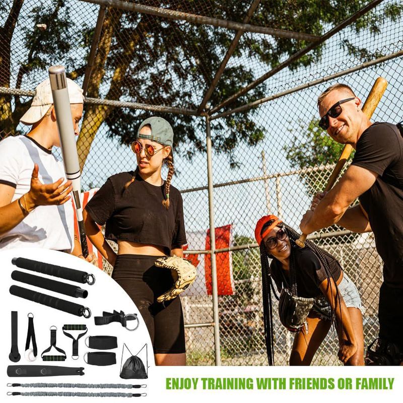 Entrenador de Béisbol Davllin – Set de Bandas de Resistencia de 120 cm