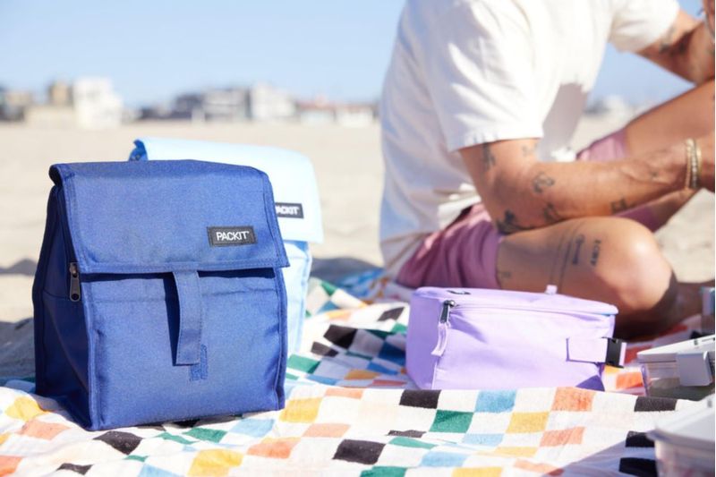 Bolsa de Almuerzo PackIt 25 cm True Blue Congelable