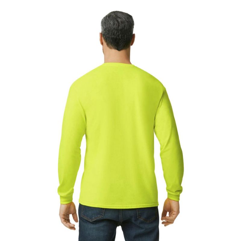Camiseta Gildan G5400 Pack de 2 Verde Seguridad Talla 2XL
