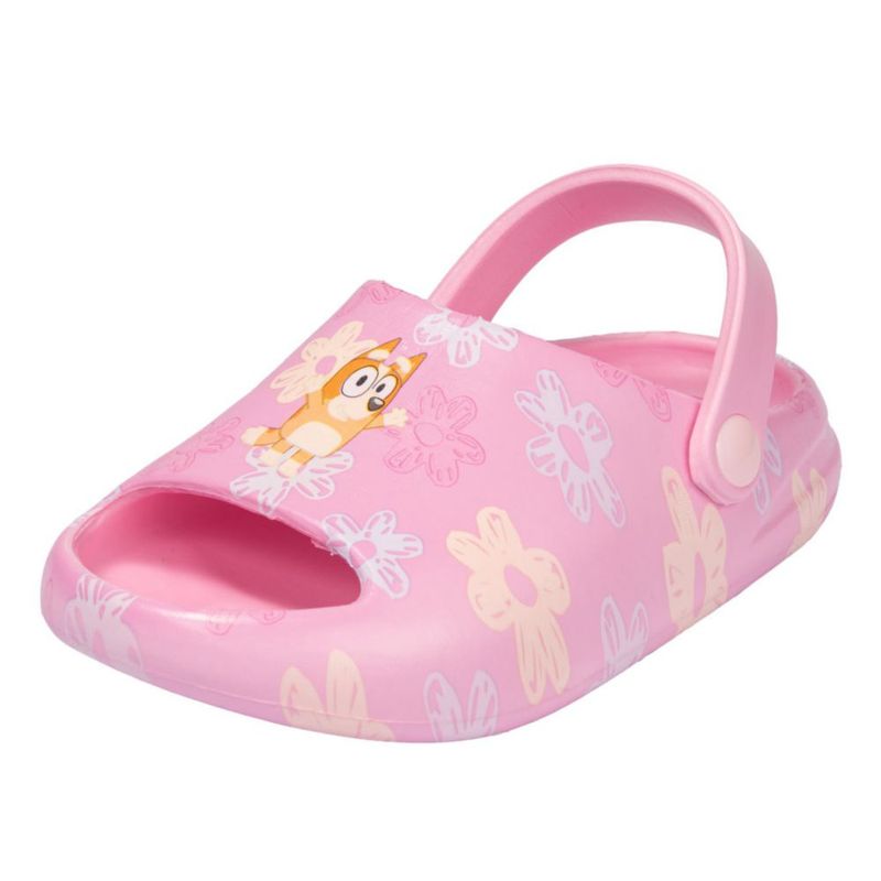Zuecos Bluey para niños talla 7/8 rosa de secado rápido para agua