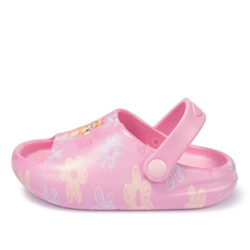 Zuecos Bluey para niños talla 7/8 rosa de secado rápido para agua