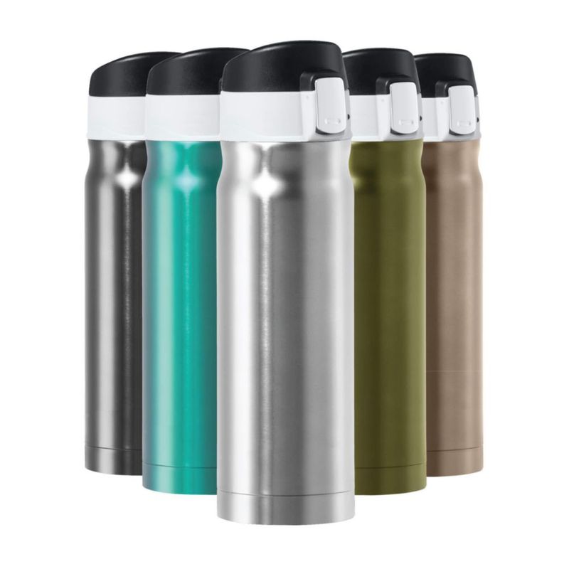 Botella de Agua Oggi 500 ml Acero Inoxidable Aislada