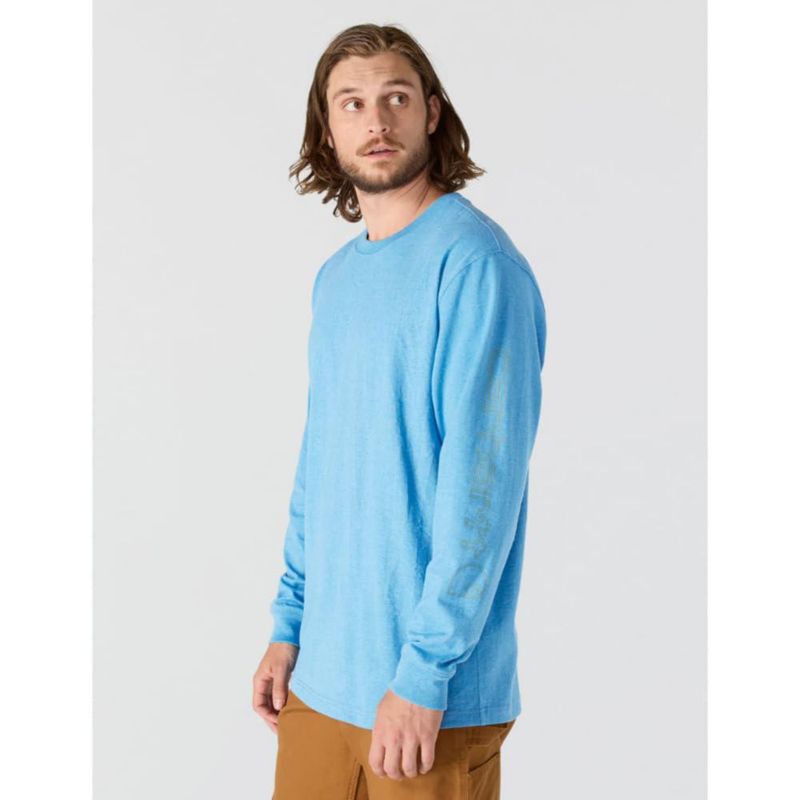 Camiseta Carhartt Dearborn LS Grande Azul Tranquilo