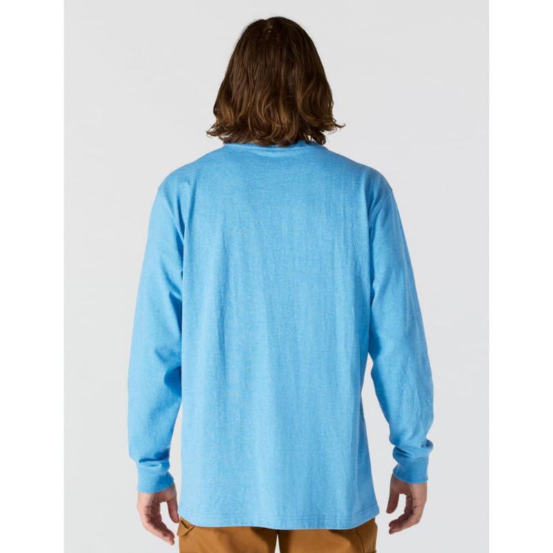 Camiseta Carhartt Dearborn LS Grande Azul Tranquilo