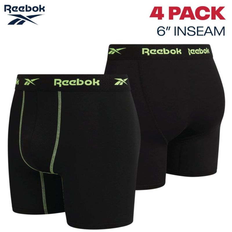 Calzoncillos boxer Reebok pack de 8 de alto rendimiento 15 cm