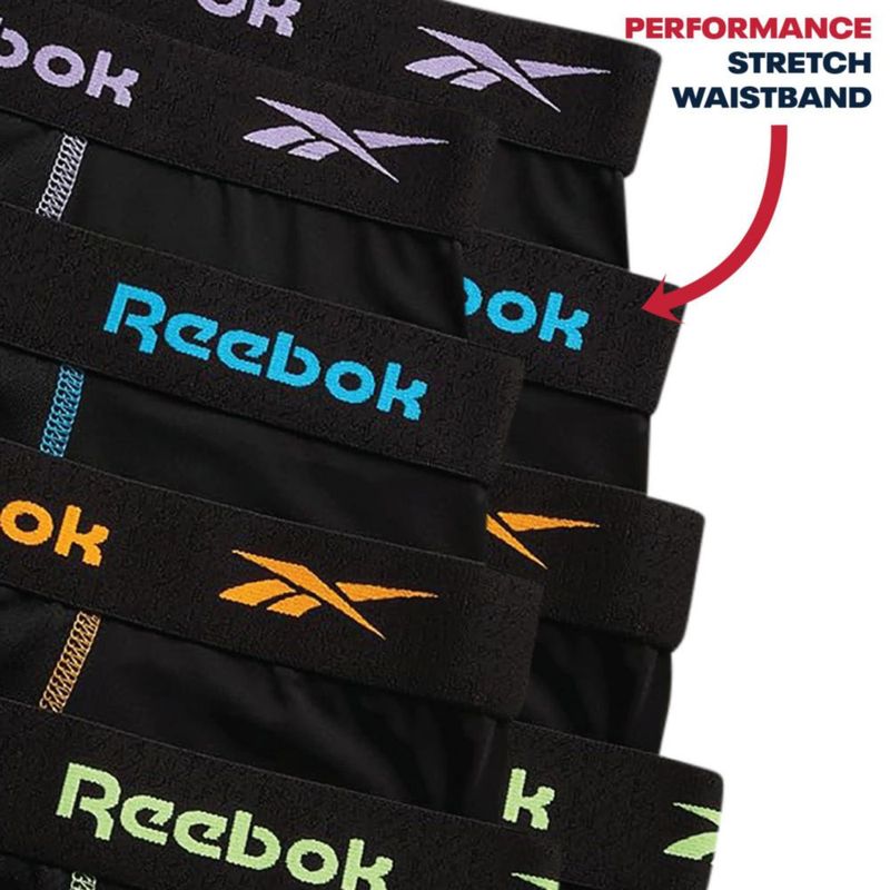 Calzoncillos boxer Reebok pack de 8 de alto rendimiento 15 cm