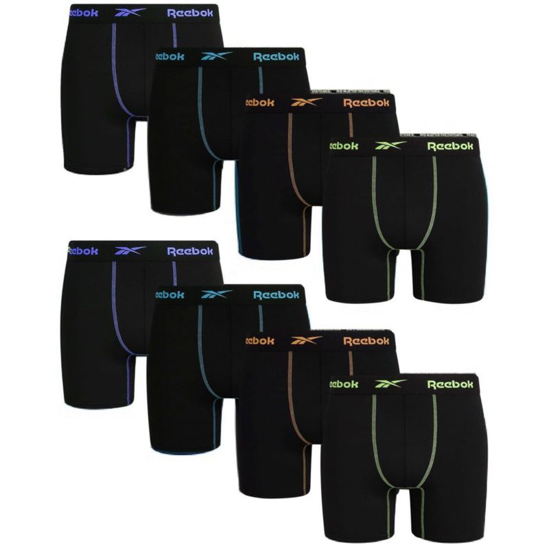 Calzoncillos boxer Reebok pack de 8 de alto rendimiento 15 cm