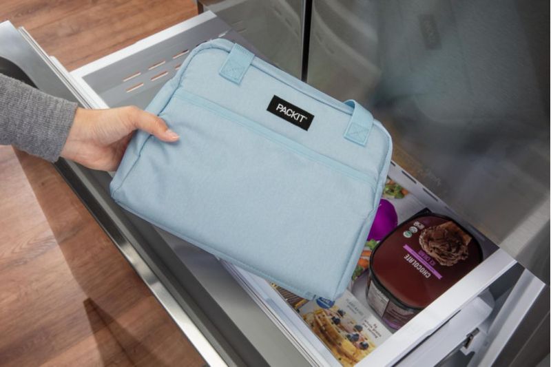 Bolsa de Almuerzo PackIt 19 cm × 26 cm × 21 cm Azul Cielo