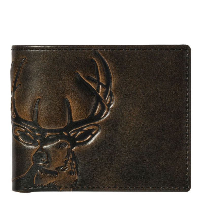 Billetera House of Jack Co. 10 cm × 9 cm con ciervo tipo plegable