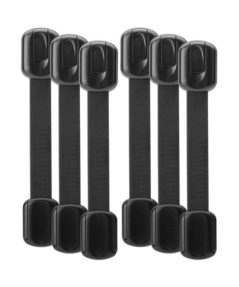 Candados de Correa de Seguridad Bates Choice Pack de 6 Ajustables a 20 cm