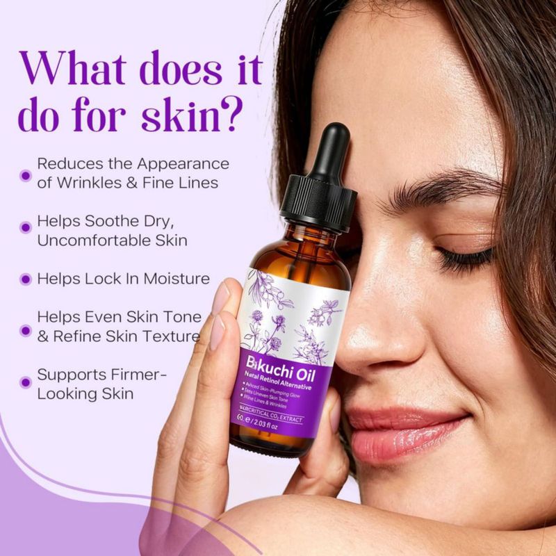 Suero Orgánico de Aceite de Bakuchiol KQUFTQML 60 ml