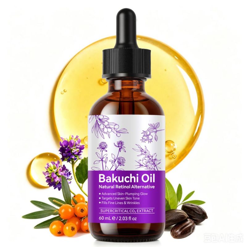 Suero Orgánico de Aceite de Bakuchiol KQUFTQML 60 ml