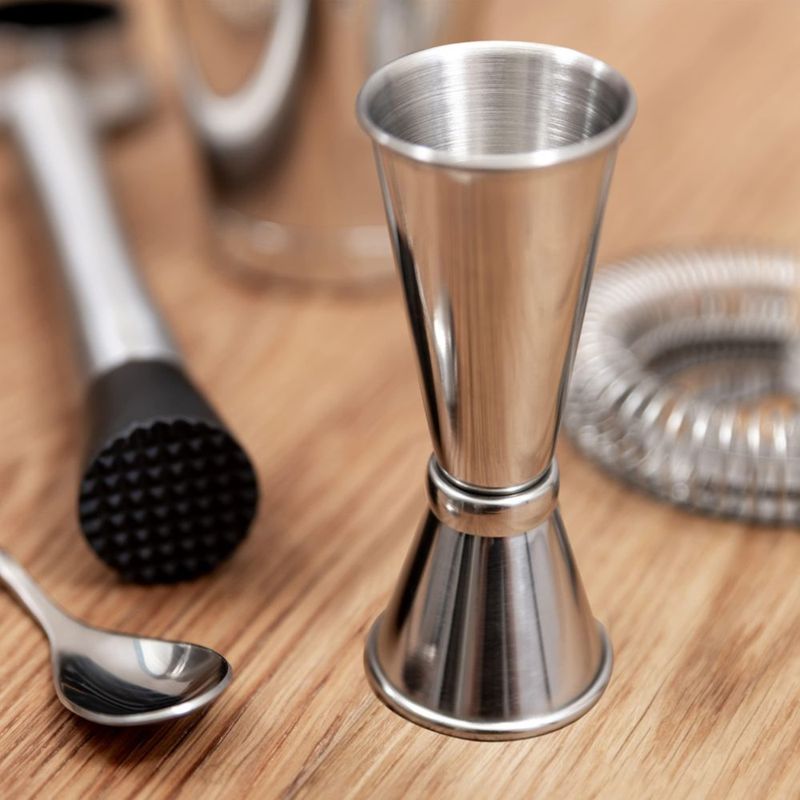 Jigger Oggi 30 ml/60 ml Acero Inoxidable para Coctelería