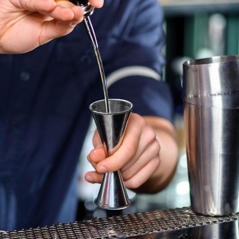 Jigger Oggi 30 ml/60 ml Acero Inoxidable para Coctelería