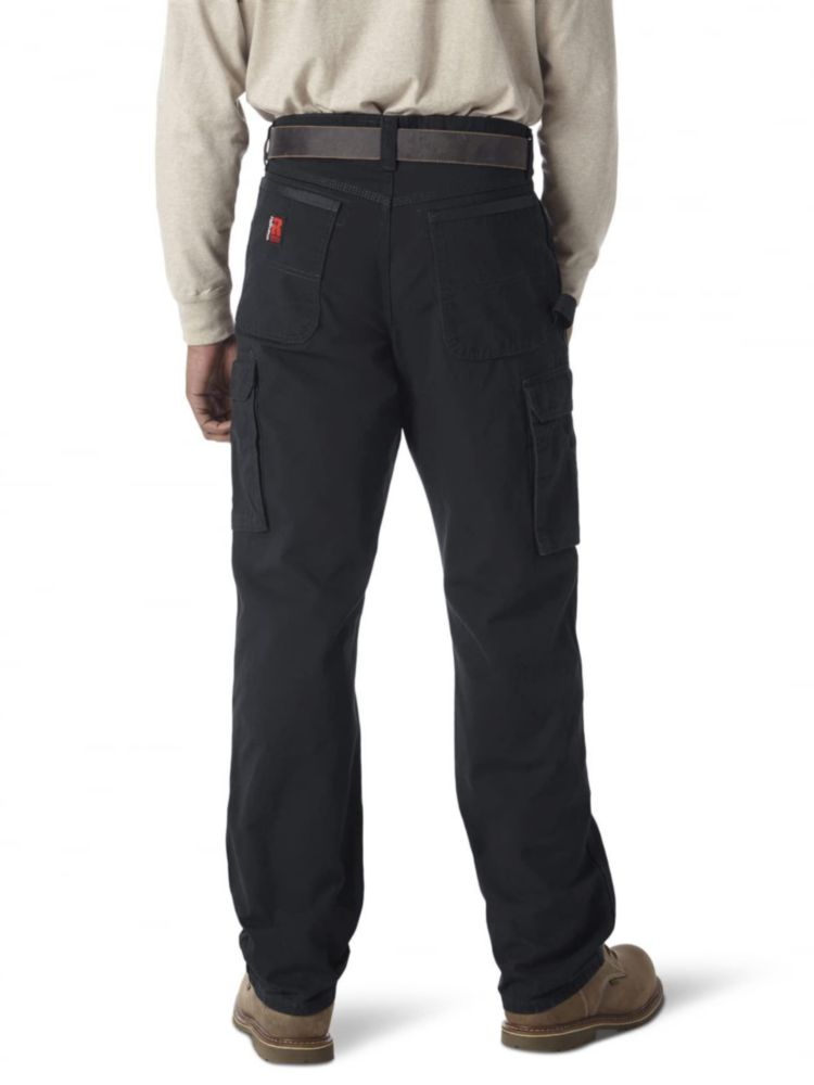 PANTALONES Wrangler Riggs Workwear 86 cm (34 pulg.) de cintura x 76 cm color negro
