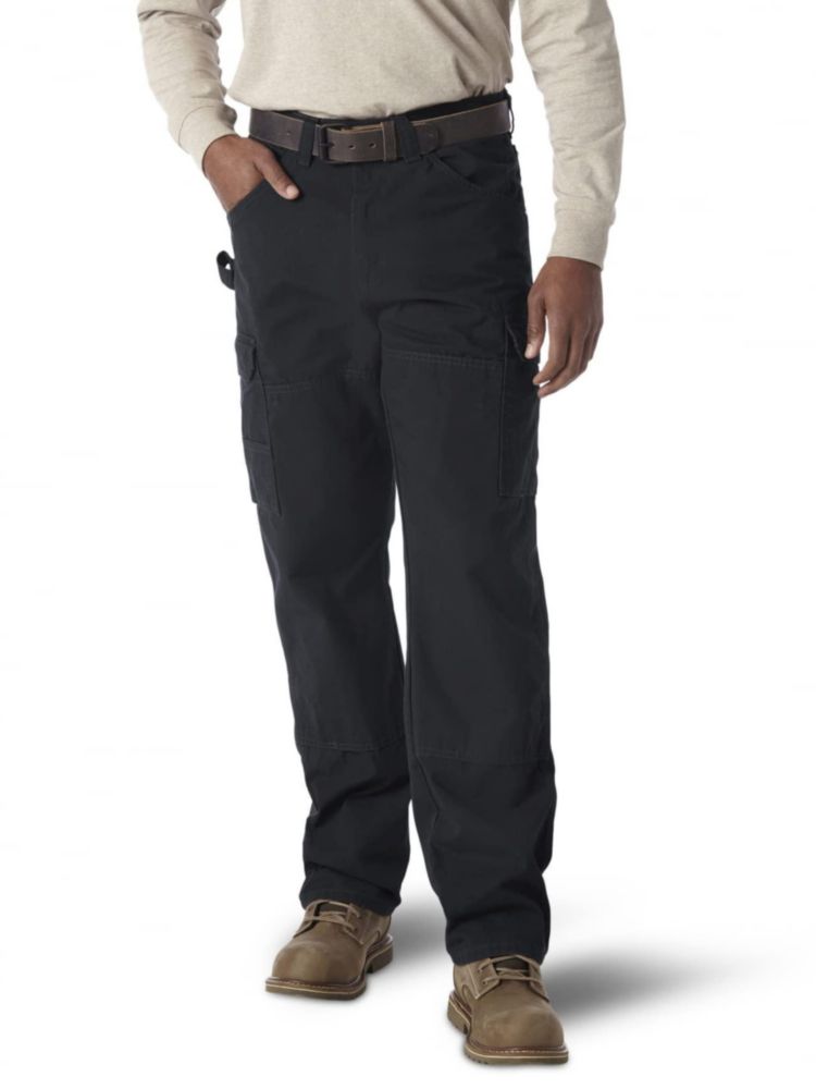 PANTALONES Wrangler Riggs Workwear 86 cm (34 pulg.) de cintura x 76 cm color negro
