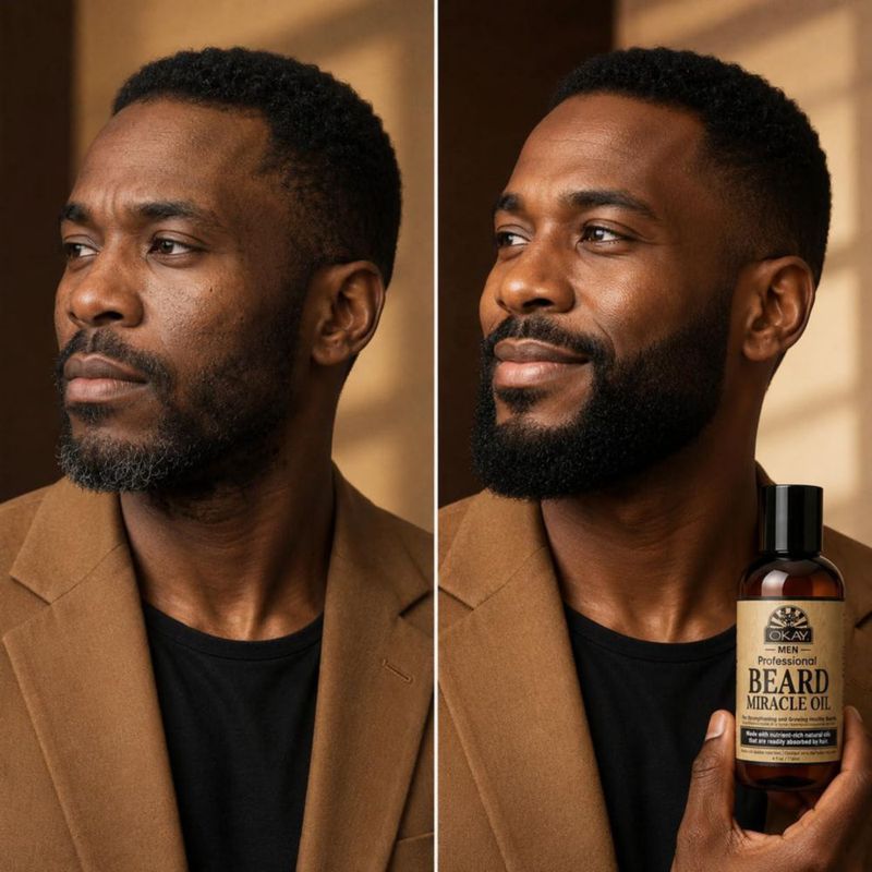 Aceite para Barba OKAY 118 ml Hidratante No Graso