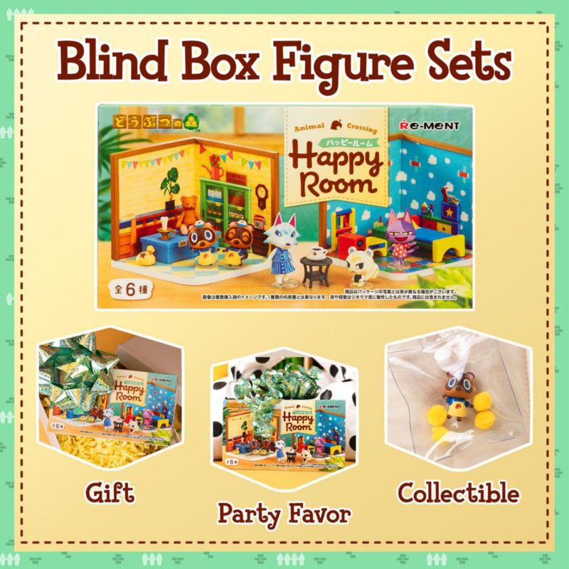 Figurita Hamee Animal Crossing Happy Room - 1 pieza