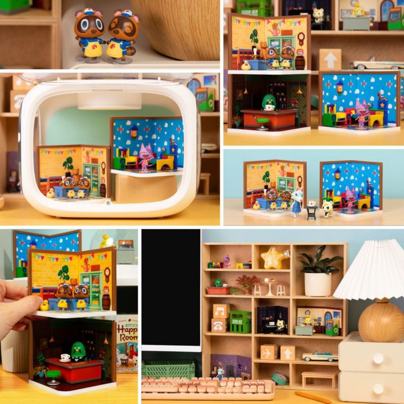 Figurita Hamee Animal Crossing Happy Room - 1 pieza