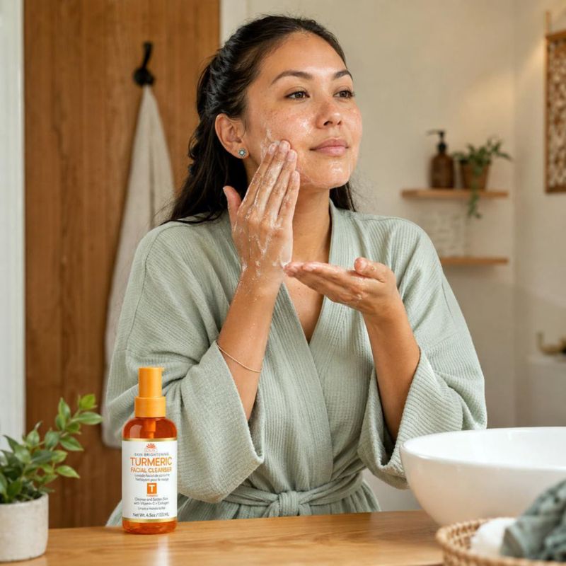 Limpiador facial OKAY 133 ml Cúrcuma y Vitamina C