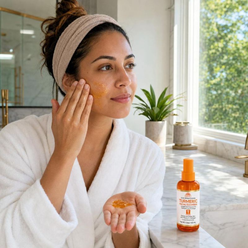 Limpiador facial OKAY 133 ml Cúrcuma y Vitamina C