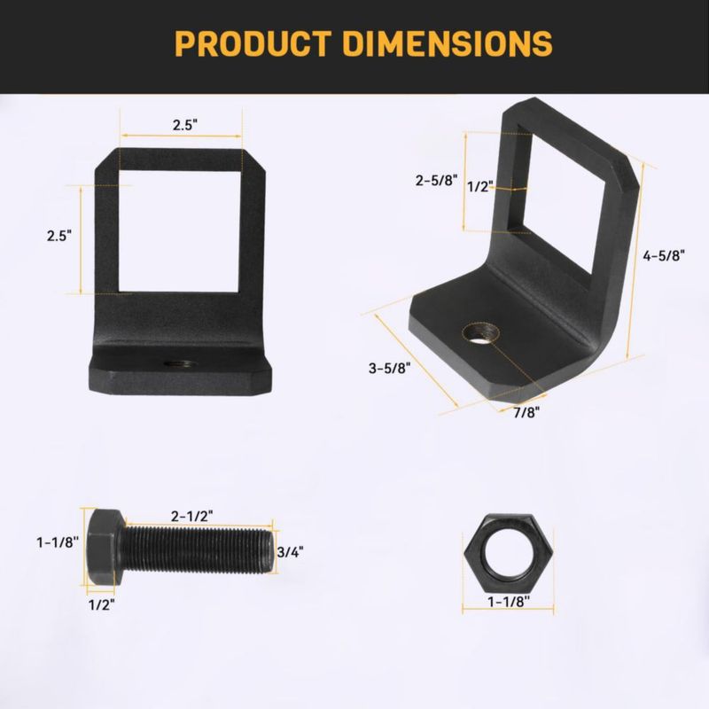Apretador de Enganche Antivanl 25" Acero de Alta Resistencia