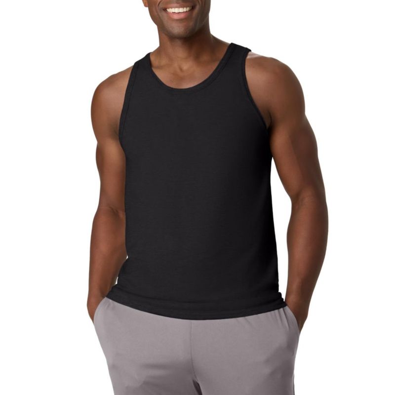 Camiseta sin mangas Hanes negra talla M pack de 2 X-Temp
