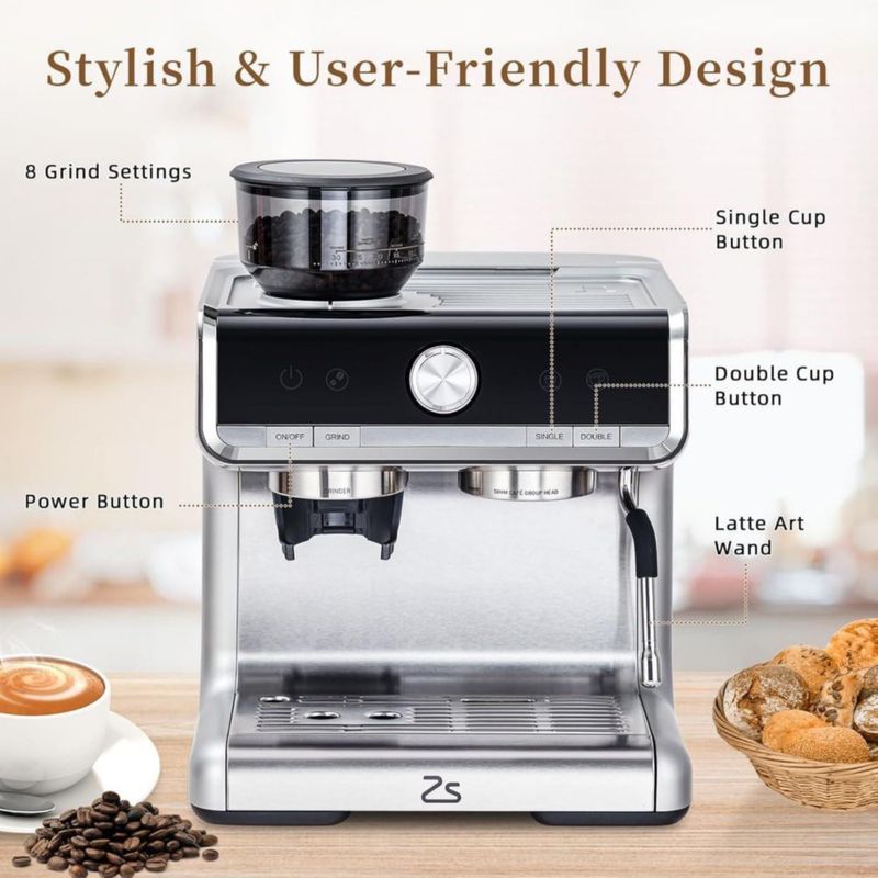 Máquina de Espresso GarveeHome 27 L PID Plateado
