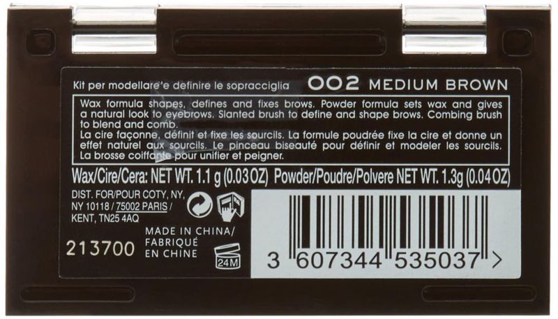 Kit de Cejas Rimmel Marrón Medio 1 g + 08 g