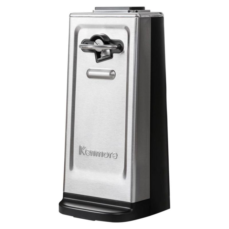 Abre Latas Eléctrico Koolatron Borde Suave Negro/Acero Inoxidable
