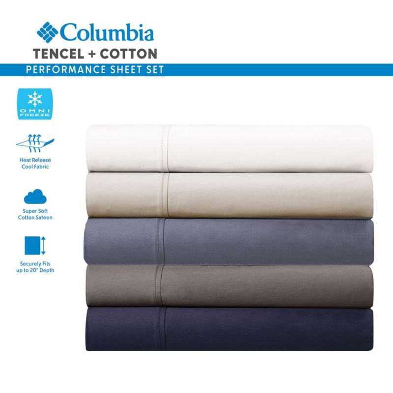 Juego de sábanas Columbia King Dark Mirage Omni Freeze