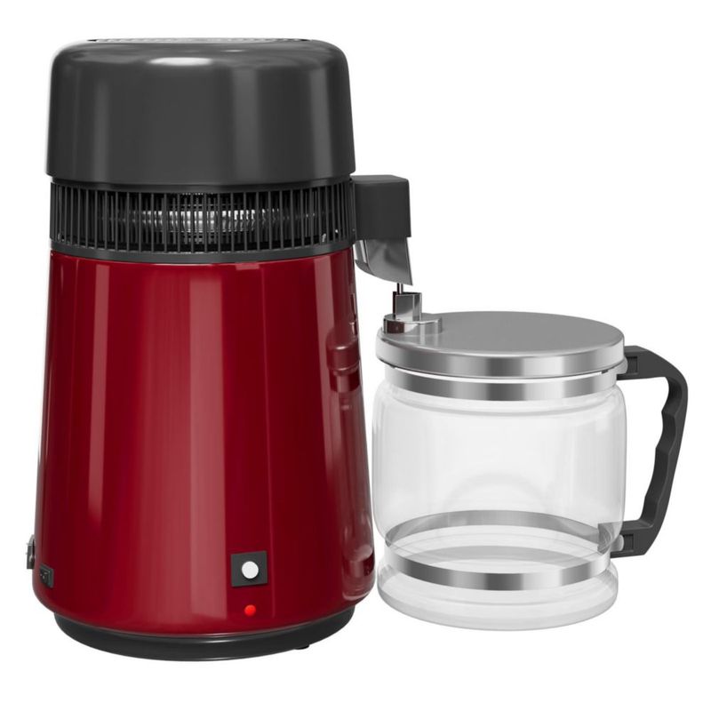 Destilador de Agua GarveeHome 4 L Acero Inoxidable Rojo