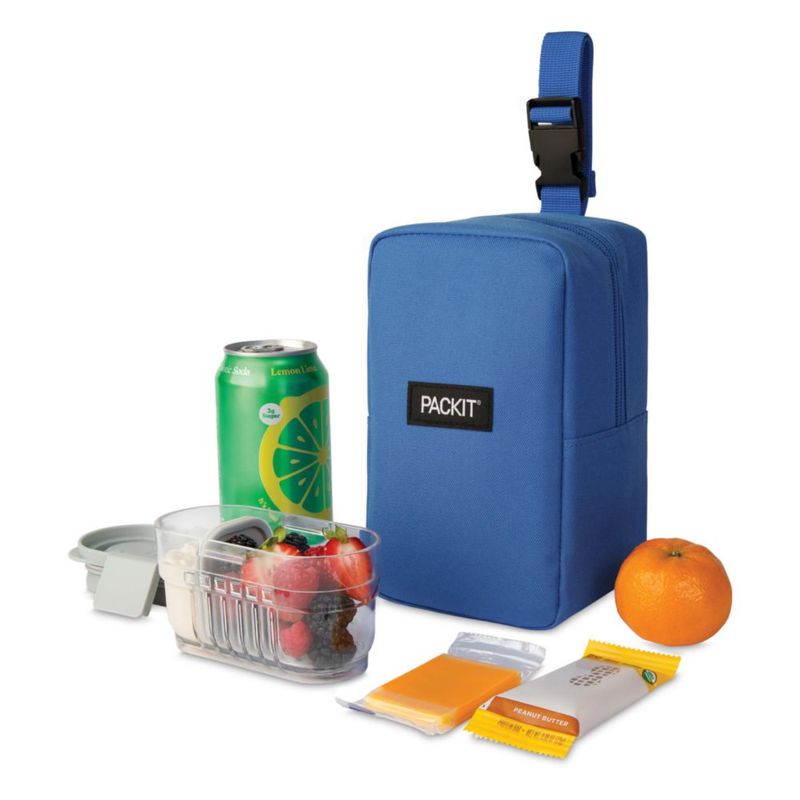 Caja de Snacks PackIt 10 cm × 12 cm × 20 cm Azul Celeste