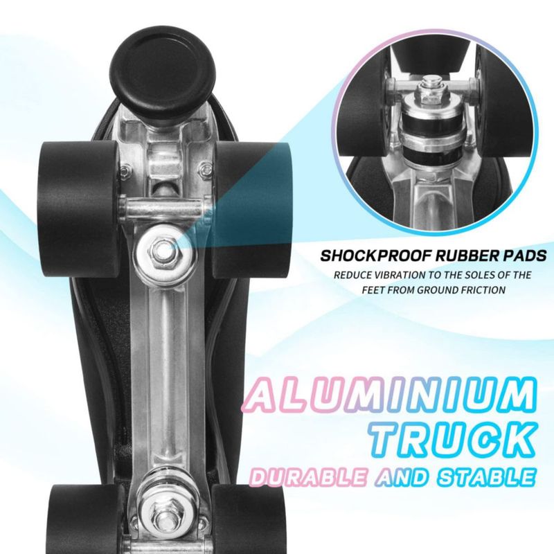 Patines de Cuatro Ruedas Nattork para Hombre Talla 10 con Estructura de Aluminio