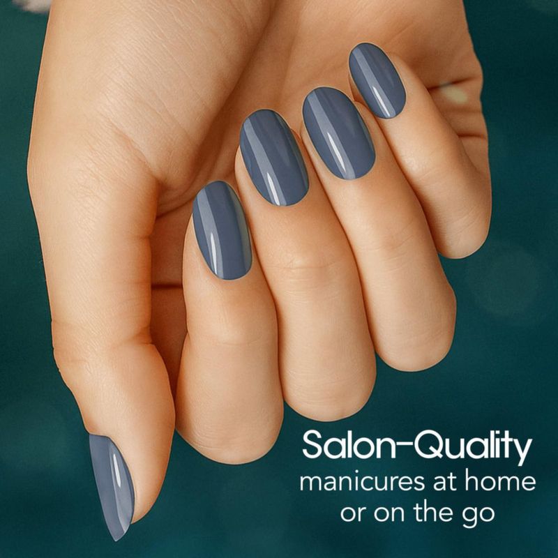 Esmalte de uñas Color Street Slate of Mind - 16 tiras de doble extremo