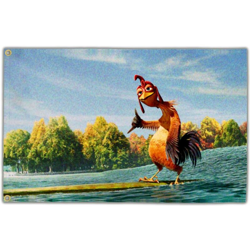 PANCARTA NASIAN 91 cm Bandera de Pollo Doble Cara Meme