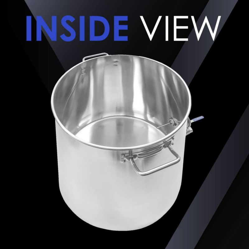 Cacerola Concord Cookware 28 L de Acero Inoxidable