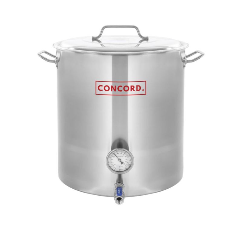 Cacerola Concord Cookware 28 L de Acero Inoxidable