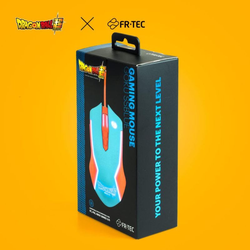 Ratón FRTEC Dragon Ball Super GOKU RGB 8000 DPI