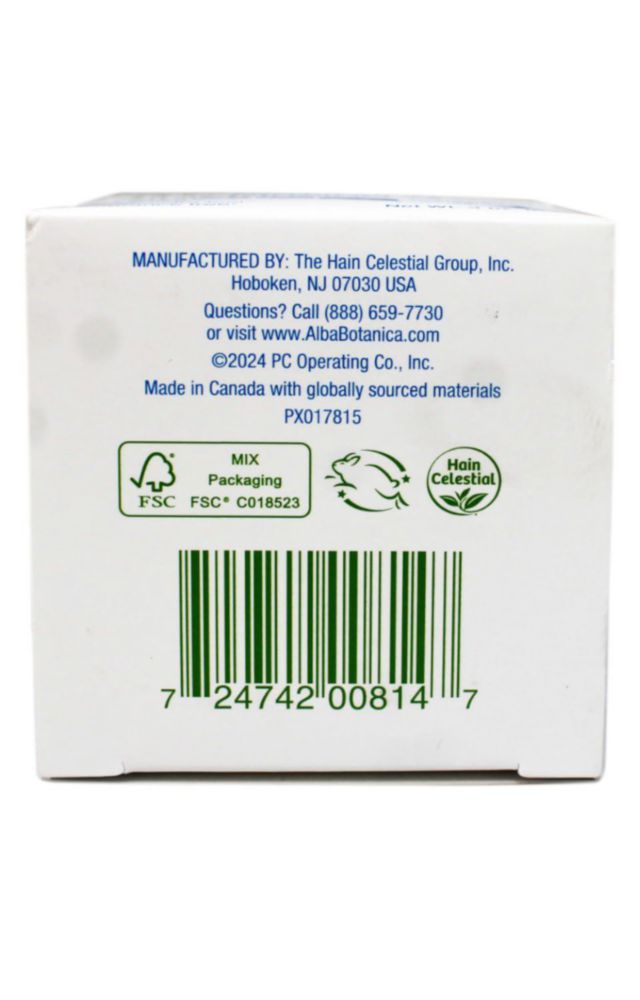 Crema Hidratante Alba Botanica 85 g Jazmín Vitamina E (Pack de 6)