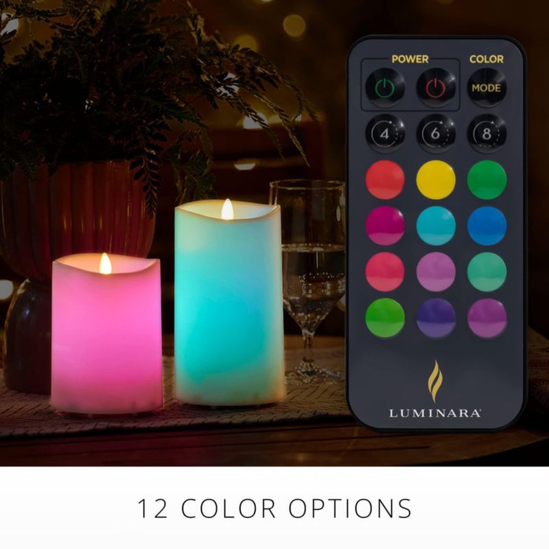 Vela LED Luminara para Exterior 95 cm con Cambio de Color