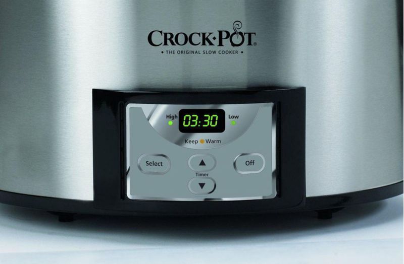 Olla de cocción lenta Crock-Pot 6 L de acero inoxidable SCCPVC605‑S