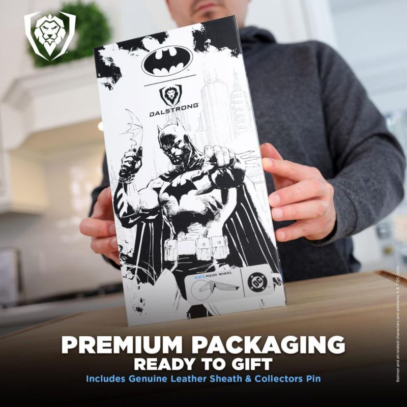 Cortador de pizza Dalstrong Batman Edición Shadow Black