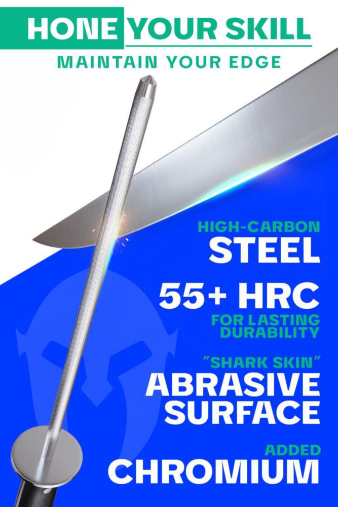 Barra de Afilado Dalstrong 25 cm HC Acero Inoxidable
