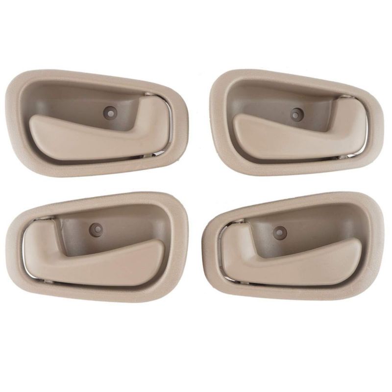 Manija interior de puerta NPAUTO color beige paquete de 4 para Toyota Corolla y Chevrolet Prizm